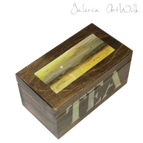 Pudełko drewniane - "Pejzaż"