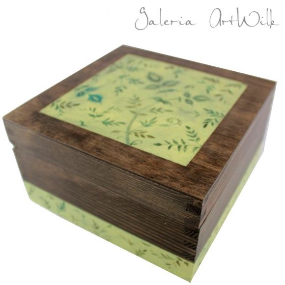Pudełko drewniane - "Italiana"